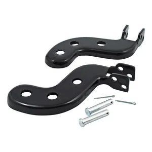 MCS Passenger foot peg bracket kit. Black