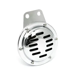 MCS 4" custom horn. 6-volt. horizontal slotted. Chrome