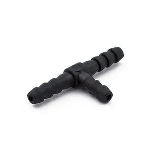MCS Oil hose tee. 3-way. Black