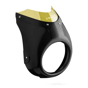 C-Racer C-Racer, Café Racer headlight mask. Black