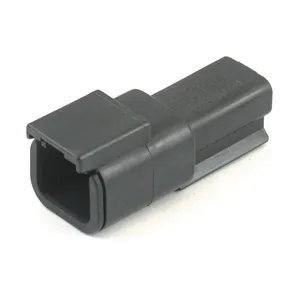 Namz NAMZ, Deutsch DTM connector. Black, receptacle, 2-pins