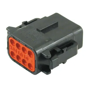 Namz NAMZ, Deutsch DTM connector. Black, plug, 8-pins