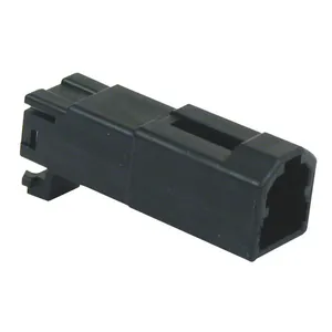 Namz NAMZ, AMP 040 series connector. Black, receptacle, 2-pin
