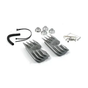 MCS Head bolt bridge cover set. Finned, silver