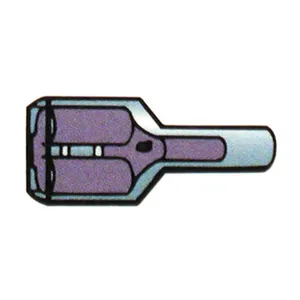 Standard Connectors, slide-on terminal, blue