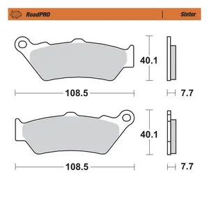 Moto-Master Moto-Master RoadPro brake pads. Sintered