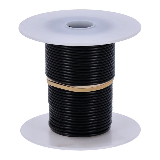 Standard Wire on spool, 18 gauge. 100 ft. Black
