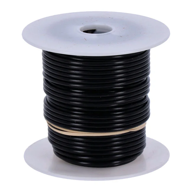 Standard Wire on spool, 14 gauge. 100 ft. Black