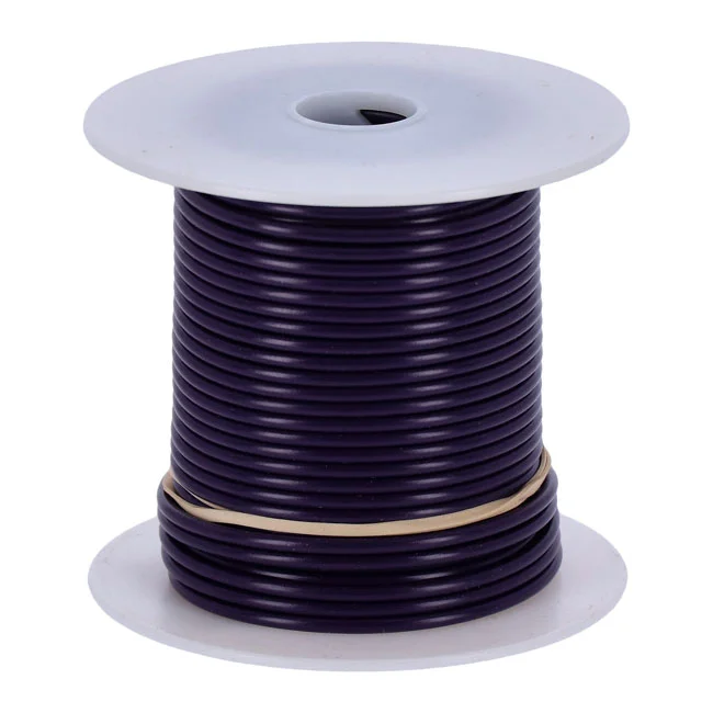 Standard Wire on spool, 14 gauge. 100 ft. Purple