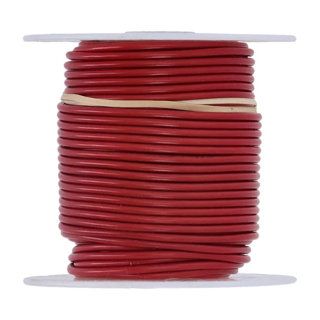 Standard Wire on spool, 14 gauge. 100 ft. Red