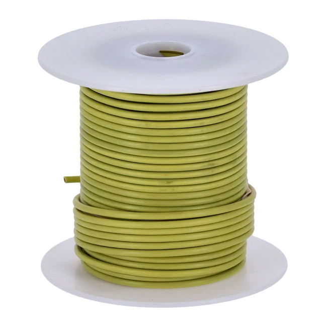 Standard Wire on spool, 14 gauge. 100 ft. Yellow