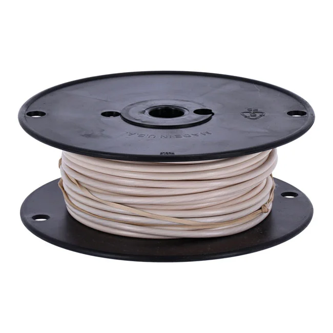 Standard Wire on spool, 10 gauge. 100 ft. White