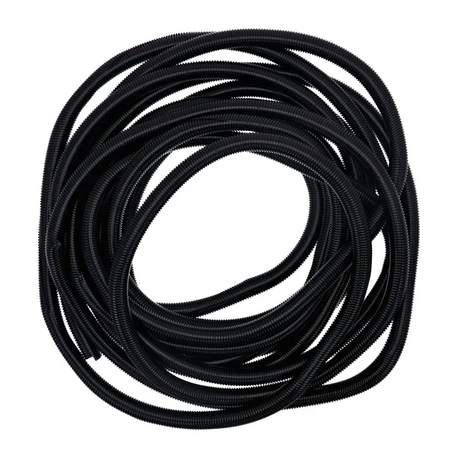 Standard PVC split wiring loom. 50ft, 3/4" I.D. (19mm). Black