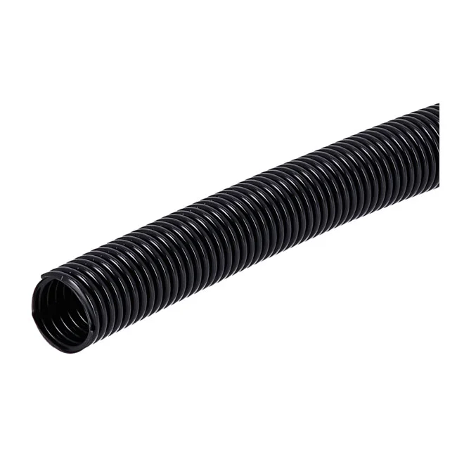 Standard PVC split wiring loom. 50ft, 3/4" I.D. (19mm). Black