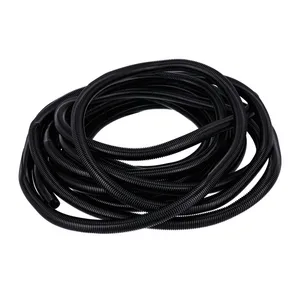 Standard PVC split wiring loom. 50ft, 3/4" I.D. (19mm). Black