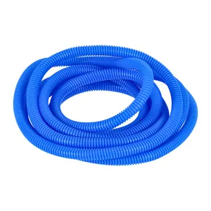 Standard PVC split wiring loom, 12ft, 3/8" I.D. (9.53mm). Blue