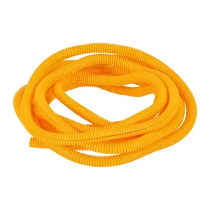 Standard PVC split wiring loom, 12ft, 3/8" I.D. (9.53mm). Yellow