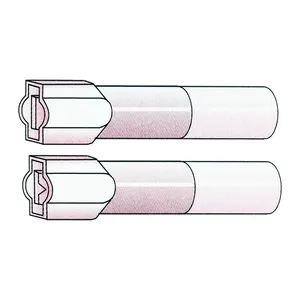 Standard Connectors, Slide-On terminal, crimp/shrink. Red, 1/4"