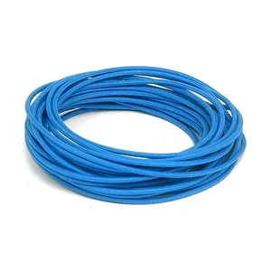 MCS Classic cloth covered wiring, 25ft. roll. Blue