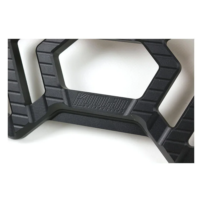 Kodlin ''Track'' floorboards. Black anodized
