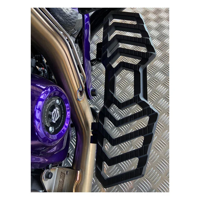 Kodlin ''Track'' floorboards. Black anodized