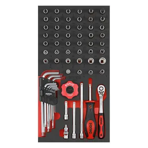 Sonic Sonic, 1/4" drive socket set. 61-piece. US / SAE sizes
