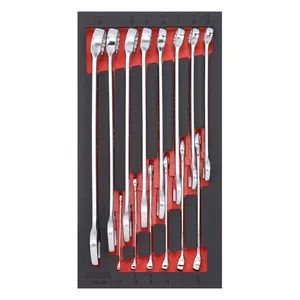Sonic Sonic, open/box end wrenches. 14-piece. US/SAE sizes