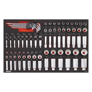Sonic Sonic, socket & bit socket set 100-piece. US/SAE sizes