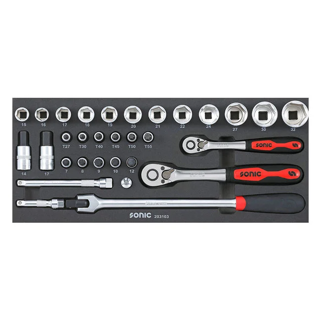 Sonic Top toolbox metric motorcycle. 89 piece