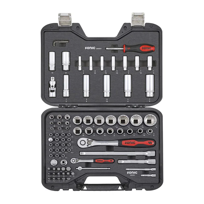 Sonic Combination socket/bit set 85-piece. US/SAE