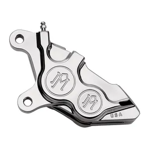 Performance Machine PM, 4-p 137x4b caliper. Bolt-on, 11.5" left front. Polished