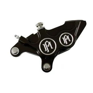 Performance Machine PM, 4-p 137x4b caliper. Bolt-on, 11.5" left front. Black CC