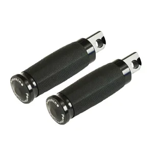 Performance Machine PM, Contour rubber wrapped foot pegs. Black