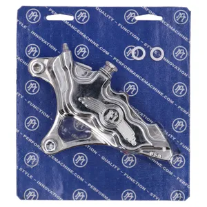 Performance Machine PM, 6-p 112x6b caliper. Bolt-on, 13" left front. Chrome