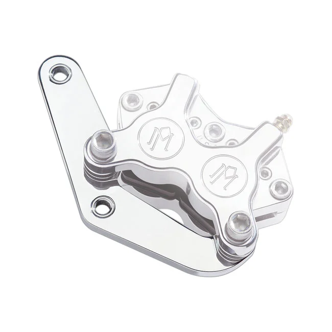 Performance Machine PM, Caliper bracket, 11.5" front left. Chrome