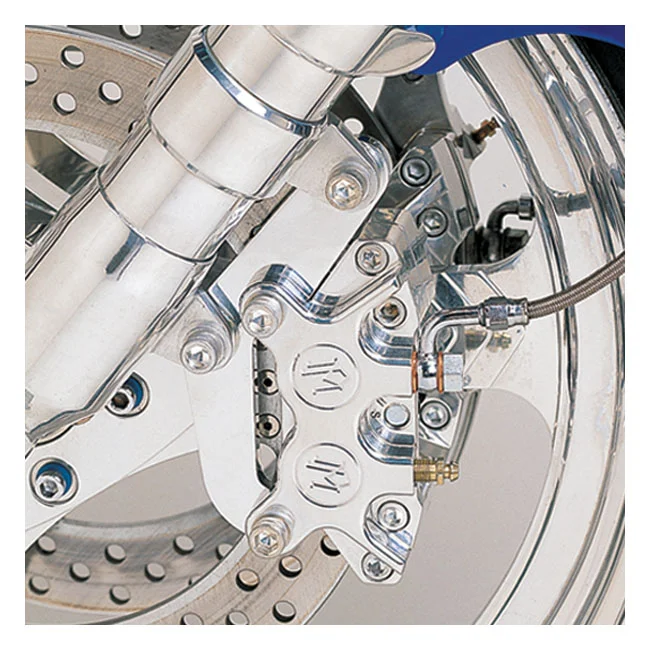 Performance Machine PM, Caliper bracket, 11.5" front left. Chrome