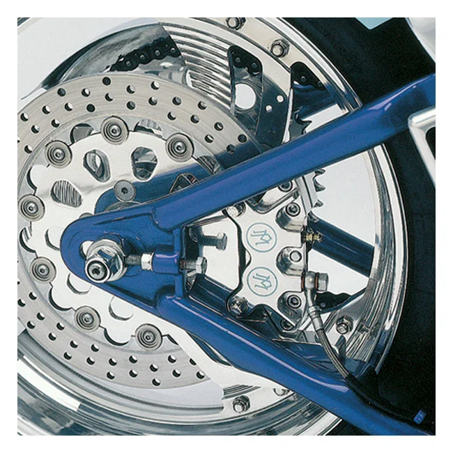 Performance Machine PM, Rear caliper bracket, 11.5". Polished