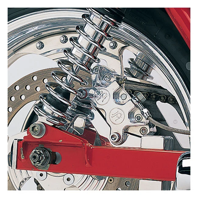 Performance Machine PM, Rear 4-p caliper bracket, 11.5". Chrome