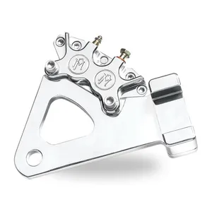 Performance Machine PM, Rear 4-p caliper bracket, 11.5". Chrome