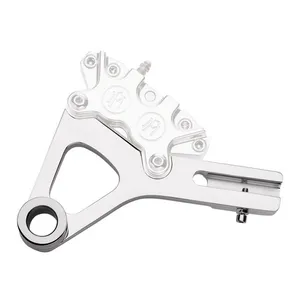 Performance Machine PM, Rear 4-p caliper bracket, 11.5". Polished
