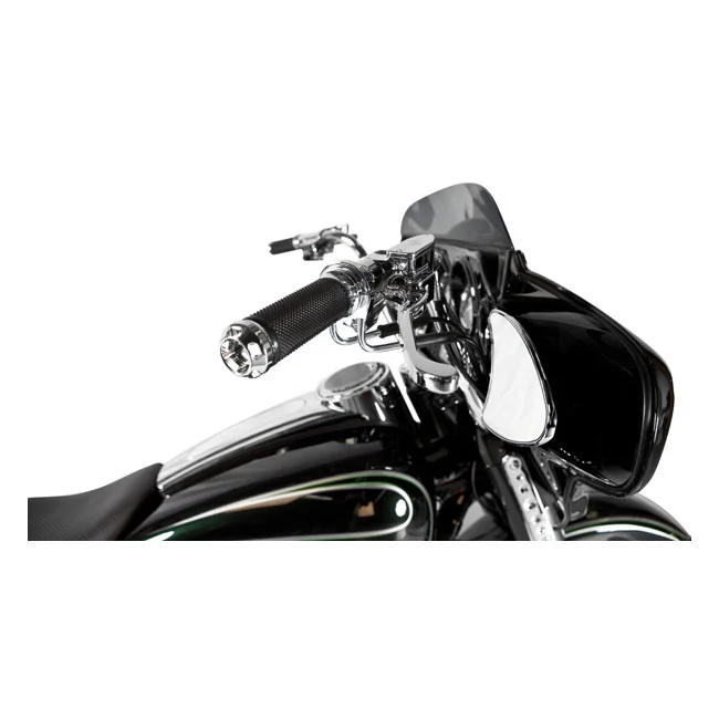 Performance Machine Machine, Apex handlebar grips. Chrome
