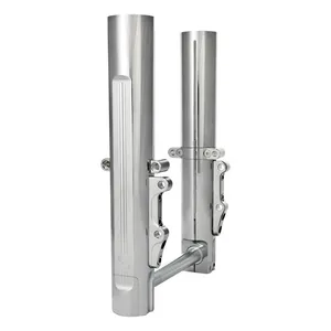 Performance Machine PM, Lower leg assembly, dual disc. Chrome