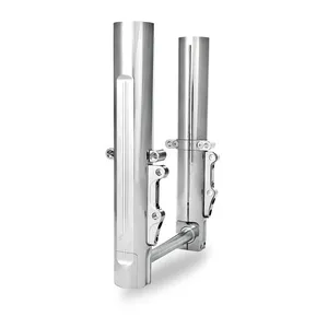 Performance Machine PM, Lower leg assembly, dual disc. Chrome