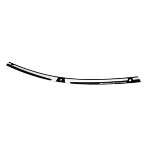 Performance Machine PM, Windscreen trim for Touring. Scallop. Black CC