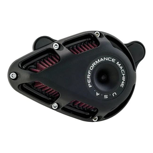Performance Machine PM, ''Jet'' air cleaner kit. Black Ops