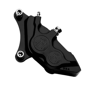 Performance Machine PM, 4-p 137x4b caliper. Bolt-on, 11.5" left front. Black Ops