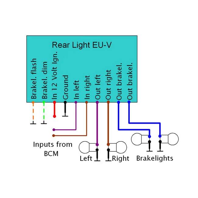 Elektronikbox Axel Joost Elektronik, Rear Light EU-V conversion module