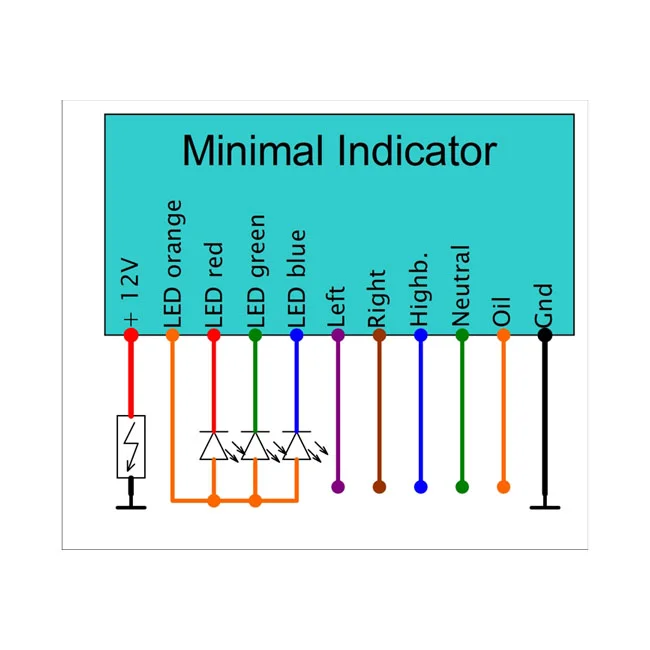 Elektronikbox Axel Joost Elektronik, Minimal Indicator module