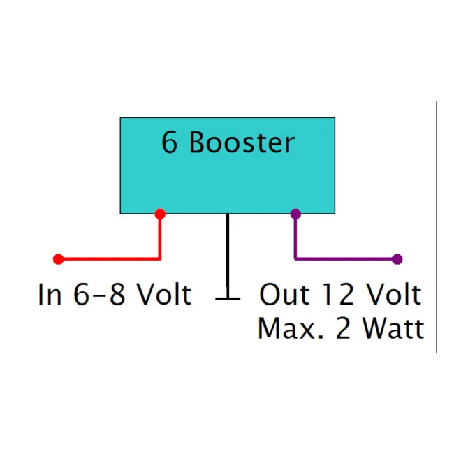 Elektronikbox Axel Joost Elektronik, 6 Booster. 6V to 12V converter