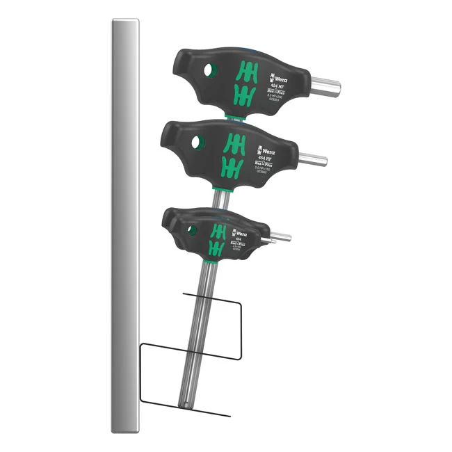 Wera Screwdriver set T-handle Hex plus metric, 7 pieces